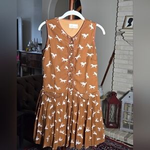 Tatiana & Natouchi Mini Dress Size M - Horse Novelty Print